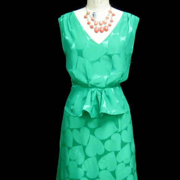 MARC by Marc JACOBS   Silk Heart Print Dress SZ 4 - Picture 1 of 6
